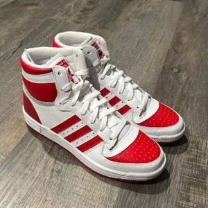 Adidas Top Ten Hi High Top Kids Youth Shoes Basketball Retro